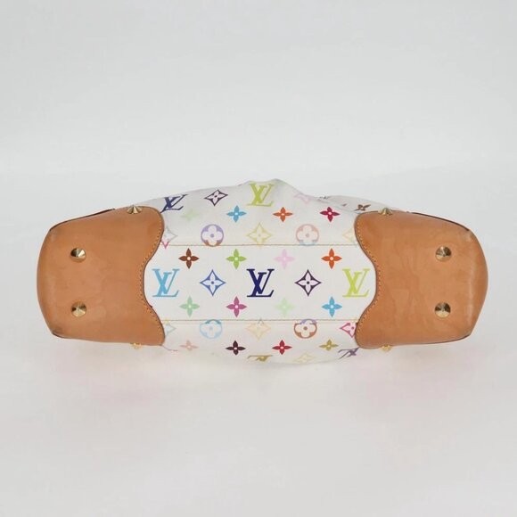 LOUIS VUITTON Monogram Multicolor Judy MM Bag 2Way White M40255 LV Auth 127584V - Picture 6 of 15